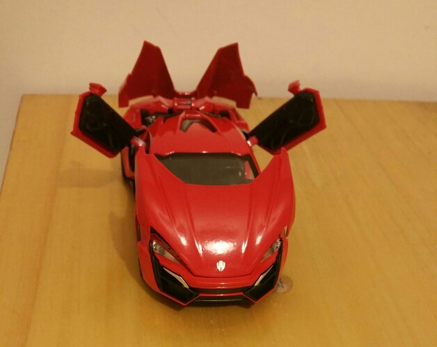 1:32 kids toys Fast & Furious 7 Lykan Hypersport Mini  metal toy cars model pull back car miniatures gifts for boys children