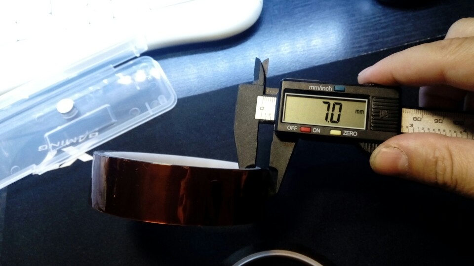 Free Shipping 1 Pcs One-side Self-adhesive 10mm X 100ft High Temperature Heat Resistant Polyimide Tape Hot Selling