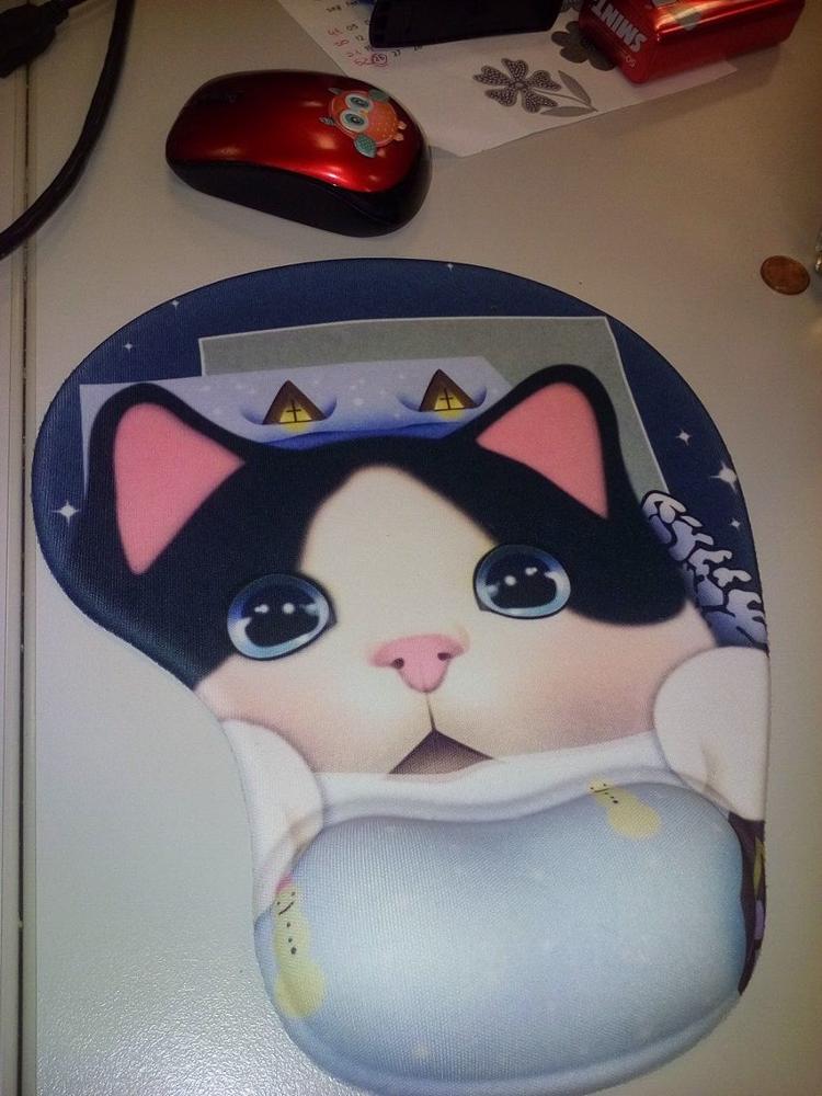 Practical Lovely Animal Skid Resistance Memory Foam Comfort Wrist Rest Support Mouse Pad Mice Pad