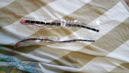Waterproof 30cm 15 LED Car Lighting Flexible Decorative Light Strip Bar Hot Selling