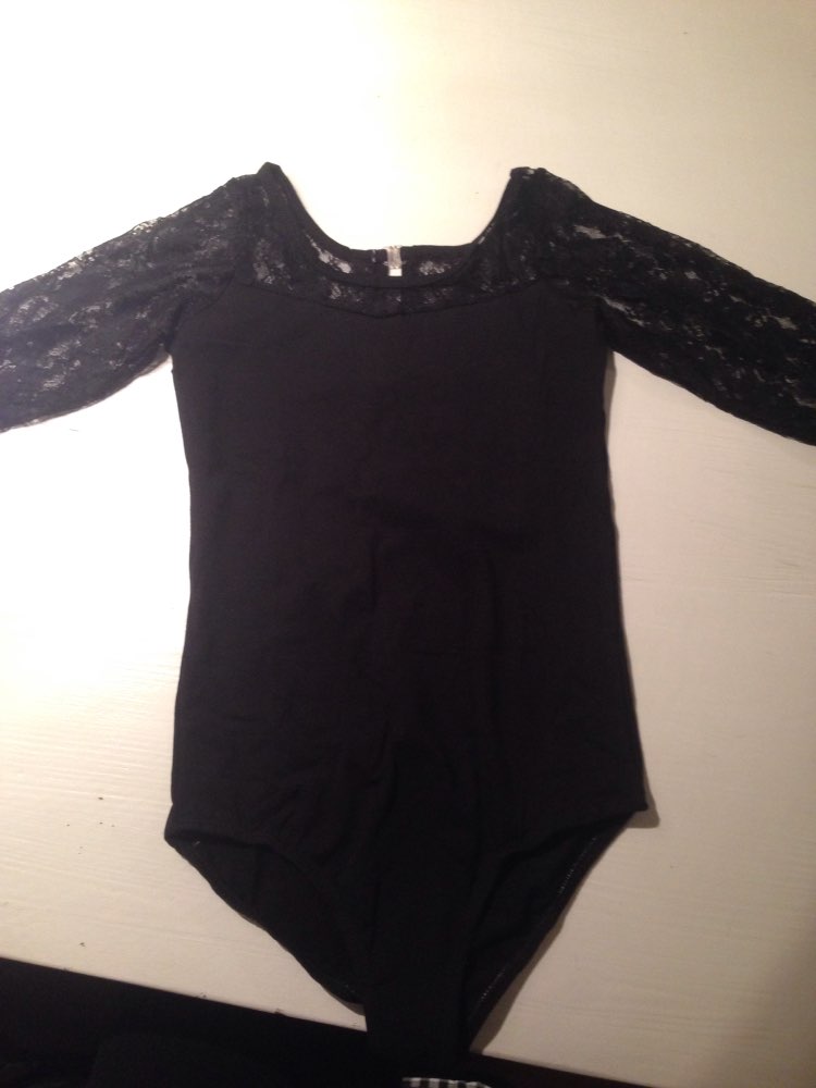 Child Kids Girl Ballet Dance Dress Lace Half Sleeve Gymnastics Leotard Clothes LG78