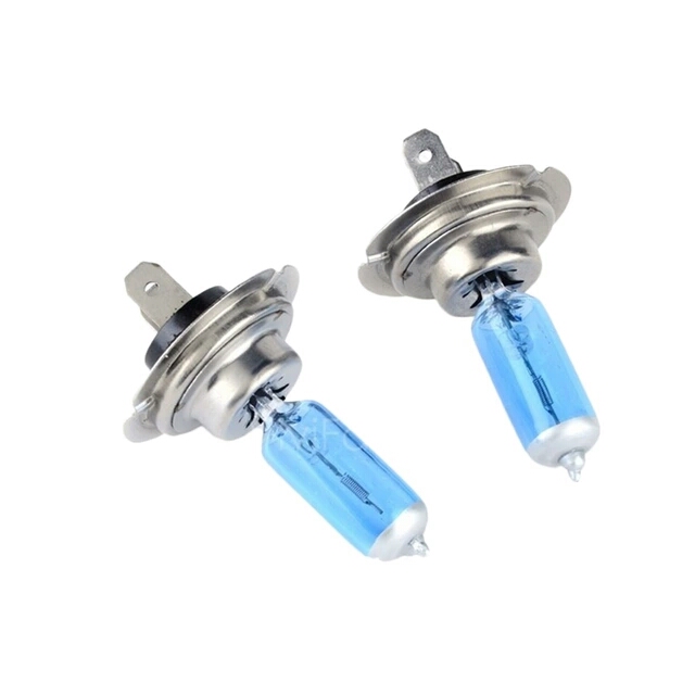 2pcs H7 55W 12V Super Bright White Fog Lights Halogen Bulb High Power Car Headlights Lamp Car Light Source parking 5000K New