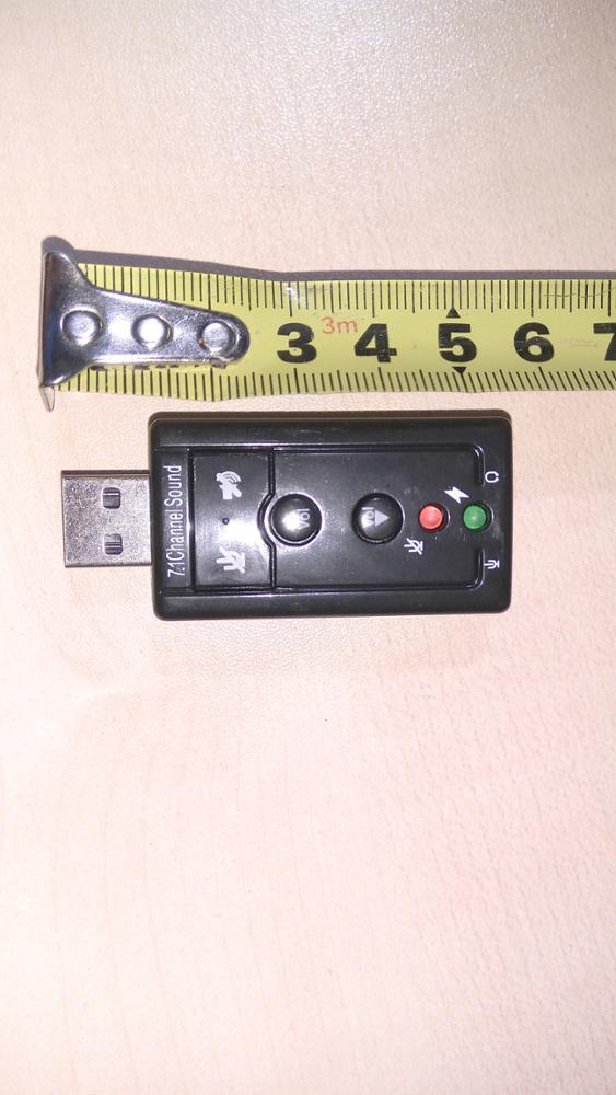 External USB AUDIO SOUND CARD ADAPTER VIRTUAL 7.1 ch USB 2.0 Mic Speaker Audio Headset Microphone 3.5mm Jack Converter