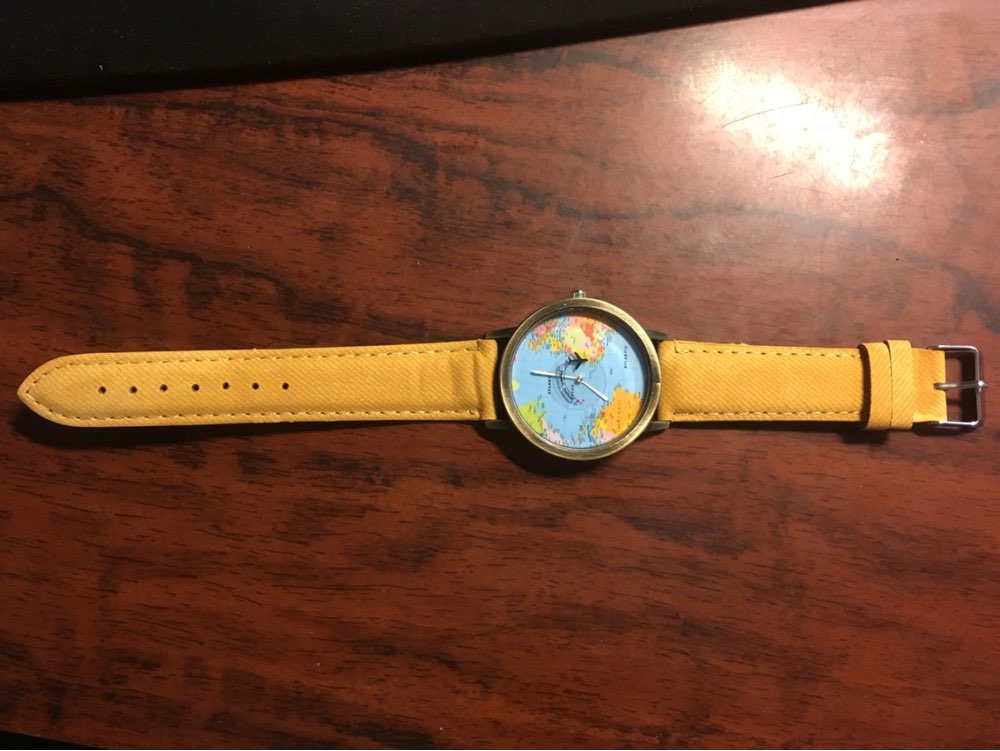 2016 Causal Fashion Map aircraft Jean Fabric Band Quartz Wrist Watch Men Women Watches for Valentine's Day gift geneva watch
