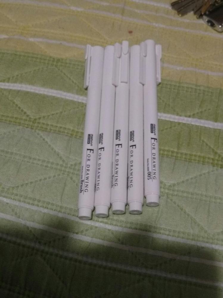 Marvy Sketch Liner/Brush 0.03mm/0.05mm/0.1mm/0.3/0.5/0.8/1.0mm Water Resistant Gundam Drawing Pen Design/Comic Painting Supplies