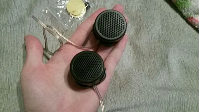 1pair Universal High Efficiency Mini Dome Tweeter Loudspeaker 2x 500W Loud Speaker Super Power Audio Sound Klaxon Tone For Car