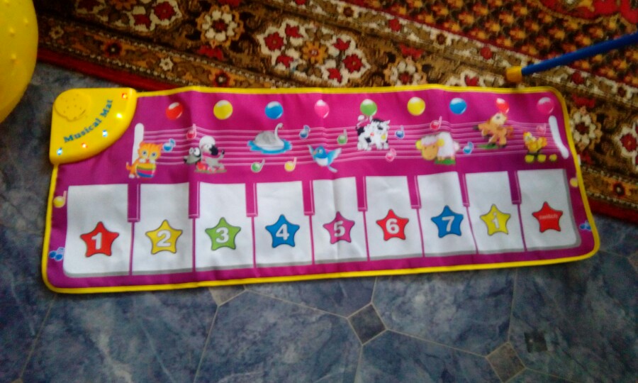 Animal Pattern Baby Touch Play Keyboard Musical Toys Music Carpet Mat Blanket Early Education Tool Toys Two Version Random Sent