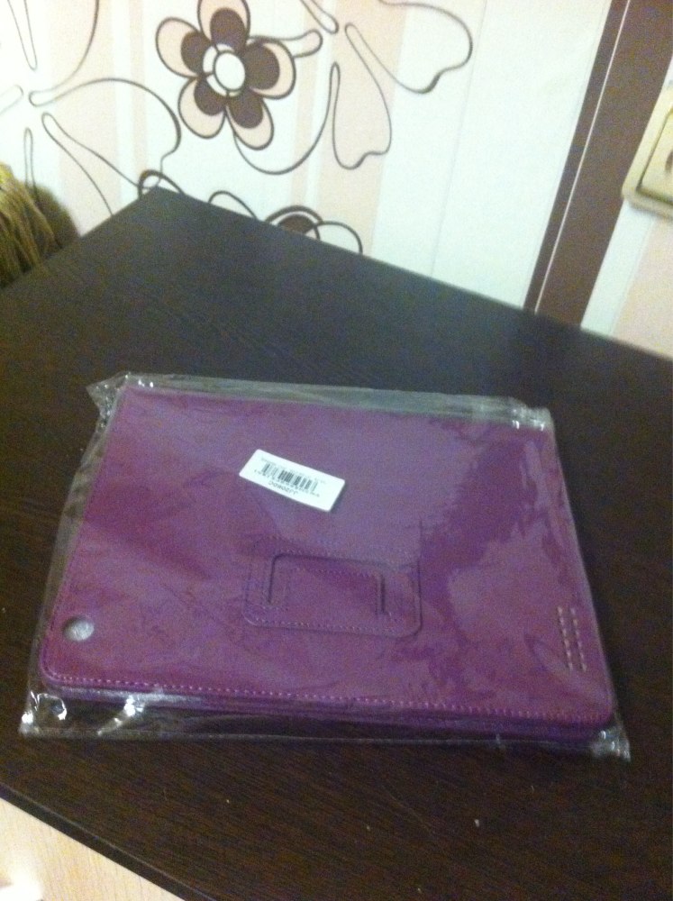 1Pc litchi pattern protective PU leather case For iPad 2/3/4 with sleep wake up function