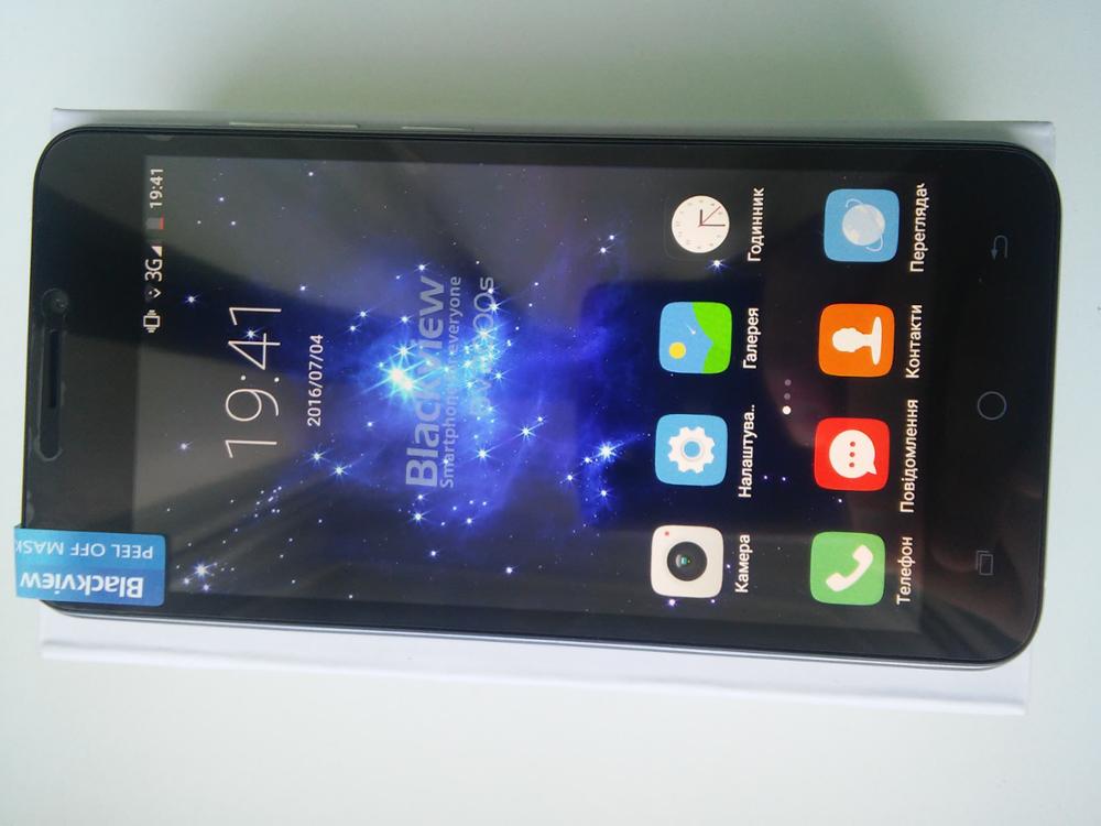 Blackview E7S Fingerprint ID Mobile Phone 5.5" HD IPS MTK6580 Quad Core smartphone 2GB RAM 16GB ROM Android 6.0 3G Cell phone 