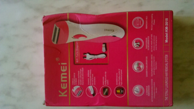 Hot KEMEI Waterproof electric shaver for pubic hair women Bikini Underarm body lady Epilator Hair Removal cordless minitrimmer