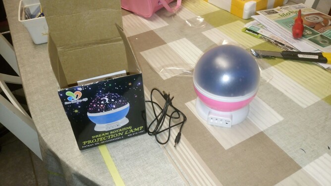 2016 New Romantic New Rotating Star Moon Sky Rotation Night Projector Light Lamp Projection with high quality Kids Bed Lamp