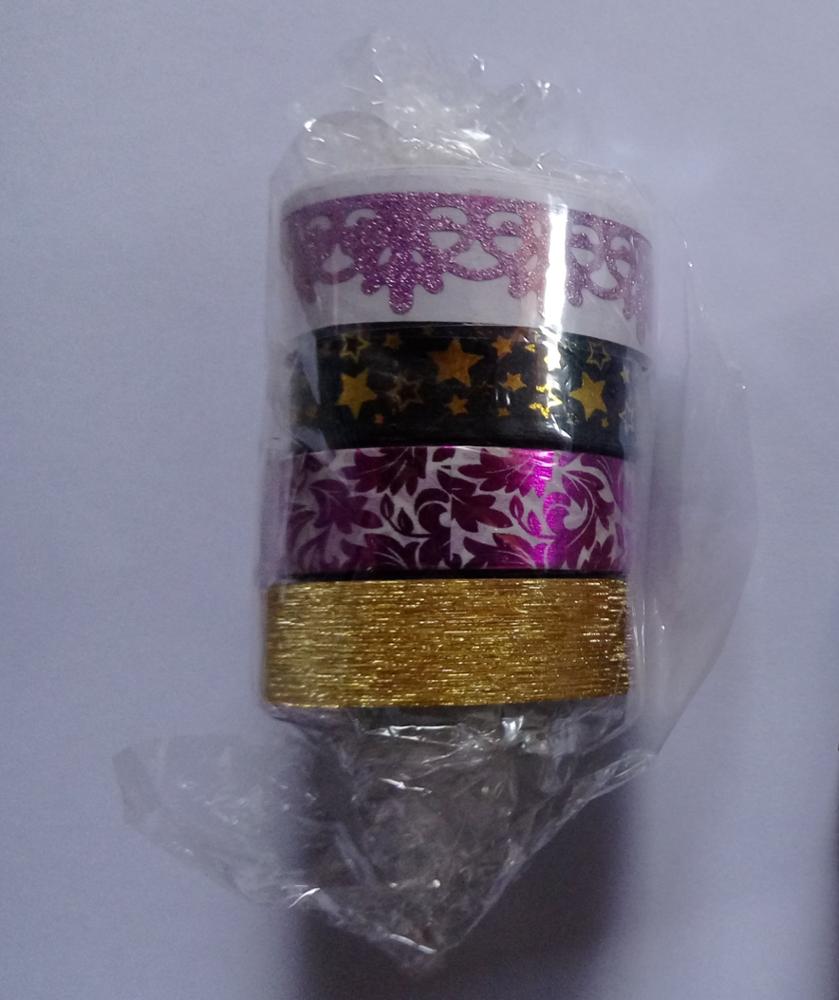 1Pc/Sell Metallic Colour PP Washi Tape Scrapbooking Decorative Tool DIY Kawaii Japanese Stationery  Crafts Gift