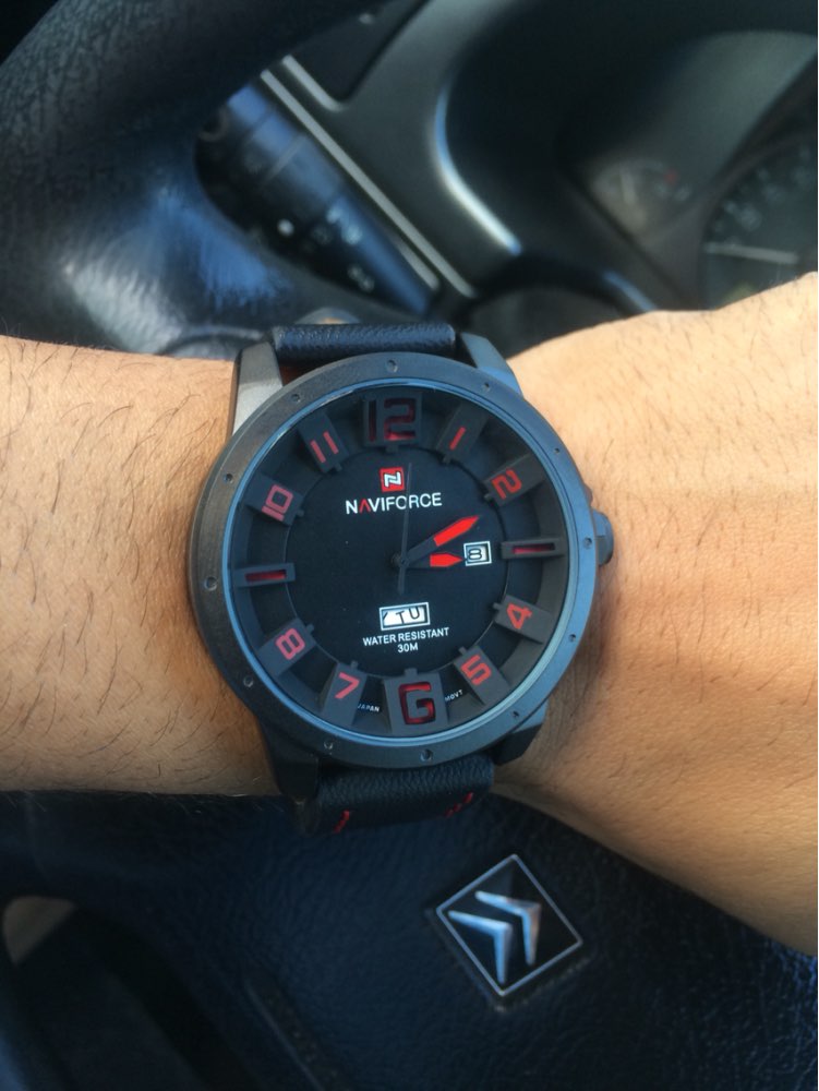 NAVIFORCE Luxury Brand Military Watches Men Quartz Analog 3D Face Leather Clock Man Sports Watches Army Watch Relogios Masculino