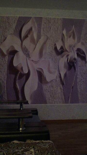 Customize Any Size 3D Relief Purple Magnolia Bedroom TV Background Wall Paper Home Decor Living Room Non-woven Mural Wallpaper