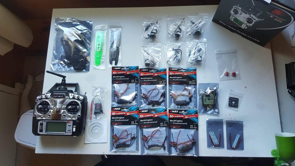 Carbon Fiber Mini QAV250 C250 Quadcopter Frame Motor 12A Esc CC3D Flight Control