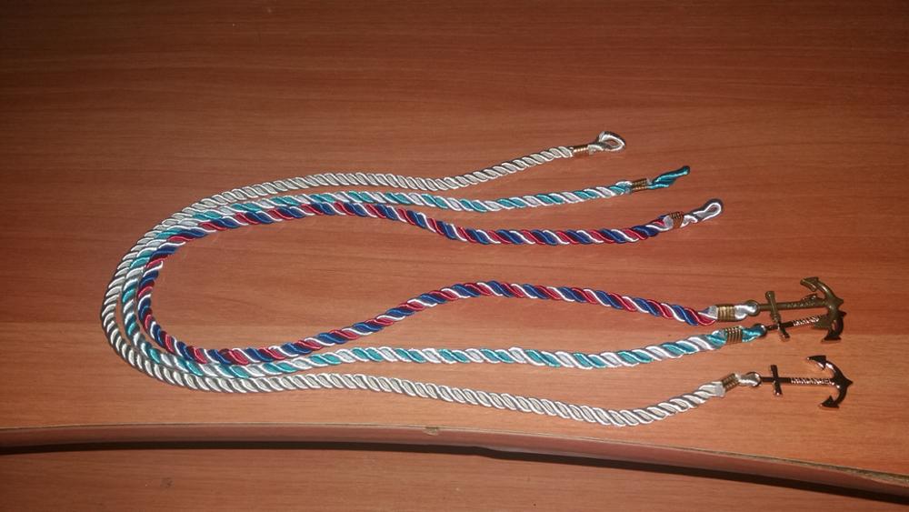2016 New Arrive DIY Rope Black Blue Anchor Bracelet Fashion Women Men Hooks Bracelet Wholesale Bangle Charm Bracelets Jewelry