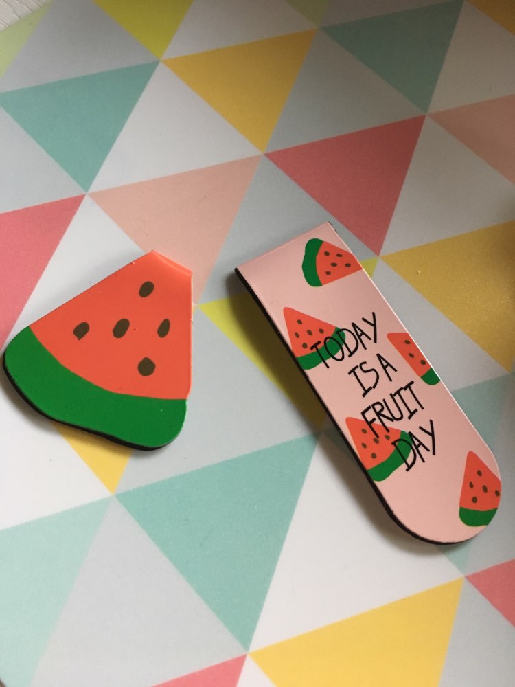 A44 Kawaii Cute Fruit Ice Cream Magnetic Bookmarks Books Marker of Page Stationery School Office Supply Student Rewarding Prize