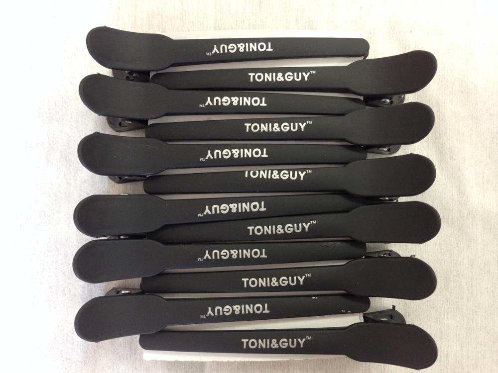12Pcs Professional Black Matte Hairdressing Salon Sectioning Clamps Hair Styling Clip Clips For Hair