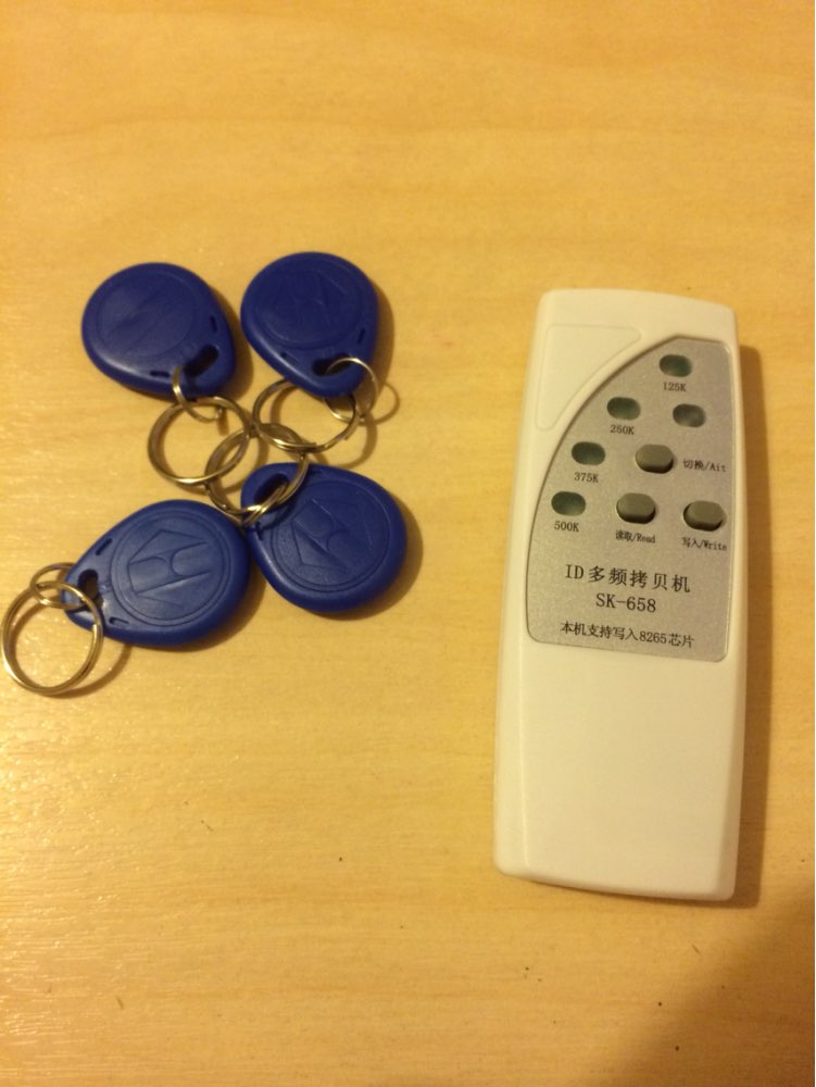 Handheld 4 Frequency 125khz 250k 375k 500k RFID Copier/ Duplicator/ Cloner ID EM Reader & Writer &5pcs Rewrite Tag Free Shipping