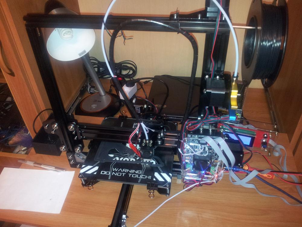 2016 Newest TEVO Tarantula I3 Aluminium Extrusion 3D Printer kit printer 3d printing 2 Rolls Filament 8GB SD card LCD As Gift