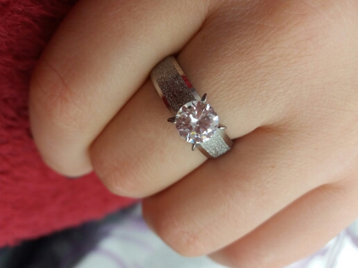 CACANA Stainless Steel Rings For Women Sequin With CZ Diamond Fashion Jewelry Wholesale NO.R12