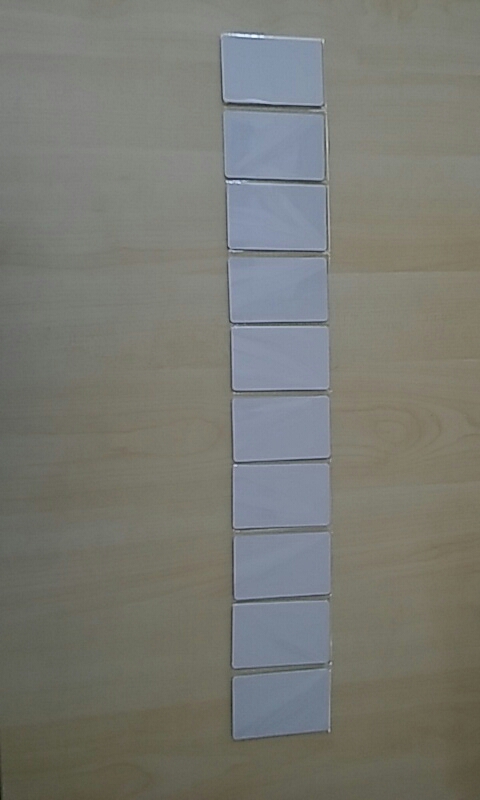 10pcs/Lot Proximity RFID 125khz Writable Rewritable T5577 5200 Smart Blank Thin ID Card + Free Shipping+ Fast Delivery