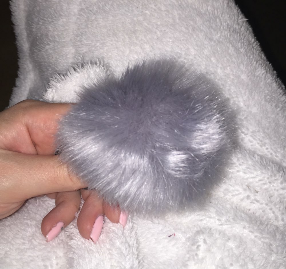 Lovely Warm Artificial Fake Rabbit Fur Ball Girls Headwear Elastic Rope Hair Bands Ties For Women  Hair Accessory Rubber Band