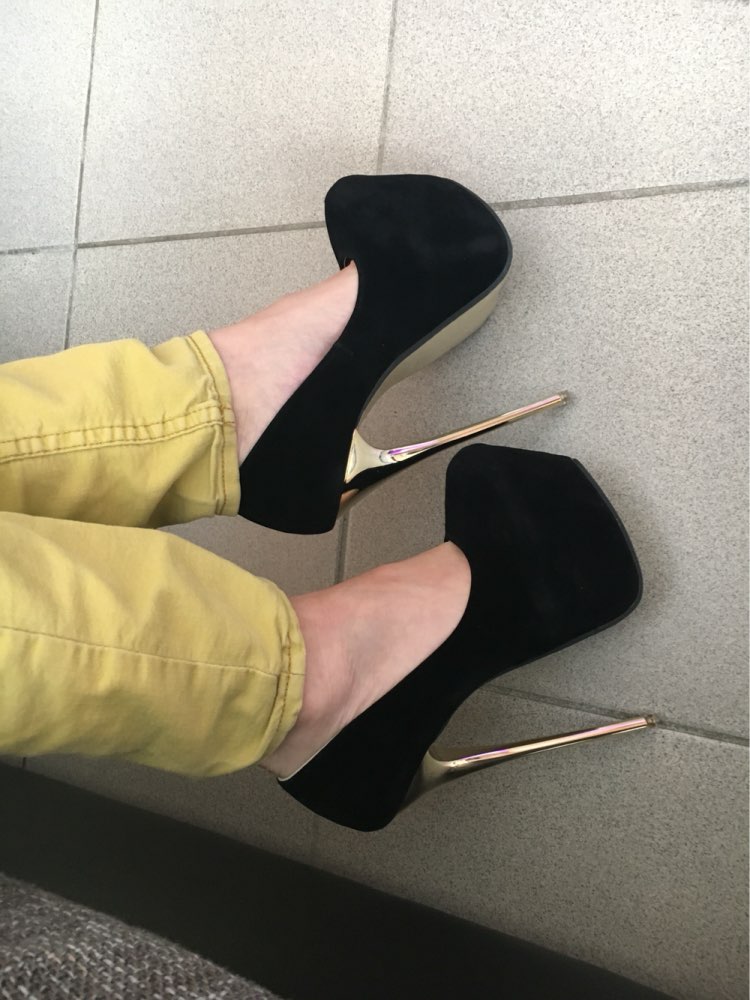 HOT 2016 New Sexy Women Pumps 16CM  Round Toe High Heels Women Shoes Simple Fine Heels Women's Singles Shoes Size 34-40
