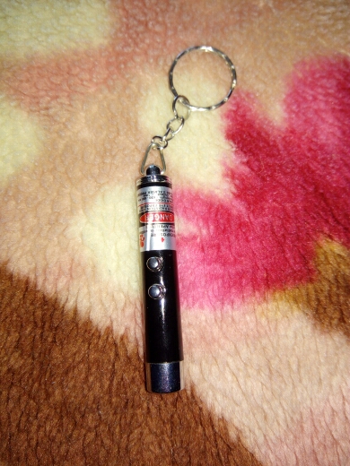 New Cool 2 In1 Red Laser Pointer Pen With White LED Light Show Funny Pet stick Childrens Cat Toy Free Shipping
