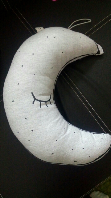 Baby Pillows Moon Star Bulb Cushions Glow In Dark Children Room Decor Wall Hang Cotton Educational Toys Hot Sale Gray In Stock