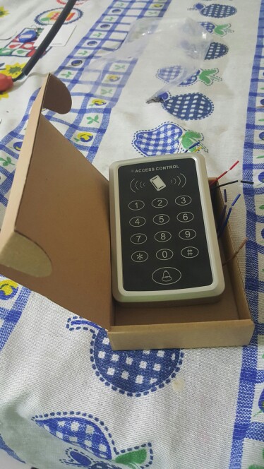 125Khz 12V RFID Security Entry Door Reader Card With Keypad Mini Portable Proximity Smart ID Access Control Machineb Controller
