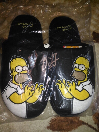 Winter Men Shoes  Homer Simpson Slippers  Men's Footwear Cotton Chaussons Simpson Home Slipper Zapatillas Casa