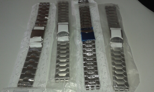 Sliver metal stainless steel butterfly clasp strap for Swatch YOS440 441 439 413 17mm 19mm