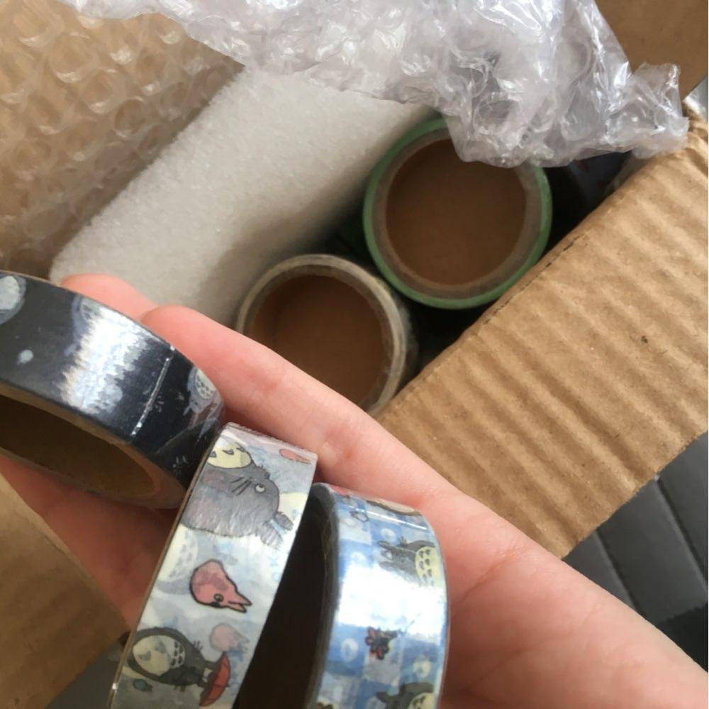 8 pcs/Lot My neighbor Totoro Japanese washi tapes 1.5cm*5m Cute masking tape Deco adhesive Stationery school stickers F889