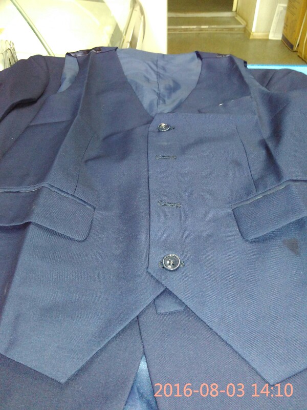 New men's fashion casual suits sets / male business casual solid color One button suit jacket blazers sets+pants trousers
