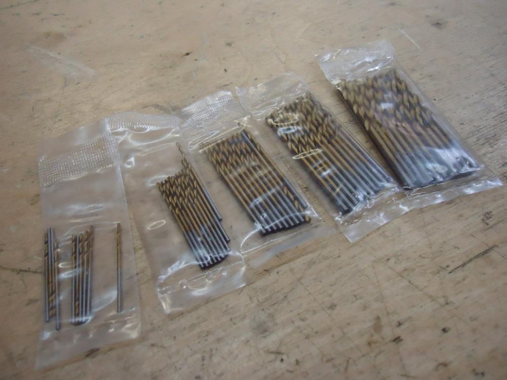 Hot Sale 50Pcs/Set Twist Drill Bit For Metal Set 1/1.5/2/2.5/3m HSS High Speed Steel Drilling Woodworking Tool High Quality