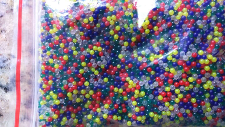 10000pcs/bag Water Bullet Balls Gun Pistol Toys Water Gun Crystal Soft Bullet paintball guns Toys Crystal Soil Bead Bio Gel Ball