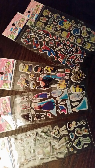 50 Sheets 21.5*7.5CM Cartoon Kids Stickers Toys Pegatinas Emoji  Car-styling Lovely Reward Stickers For Children adesivo Kid