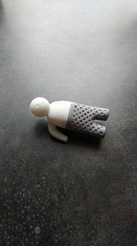 Unique Cute Tea Strainer, Interesting Life Partner Cute Mr Teapot Silicone Tea Infuser Filter Teapot for Tea & Coffee Drinkware