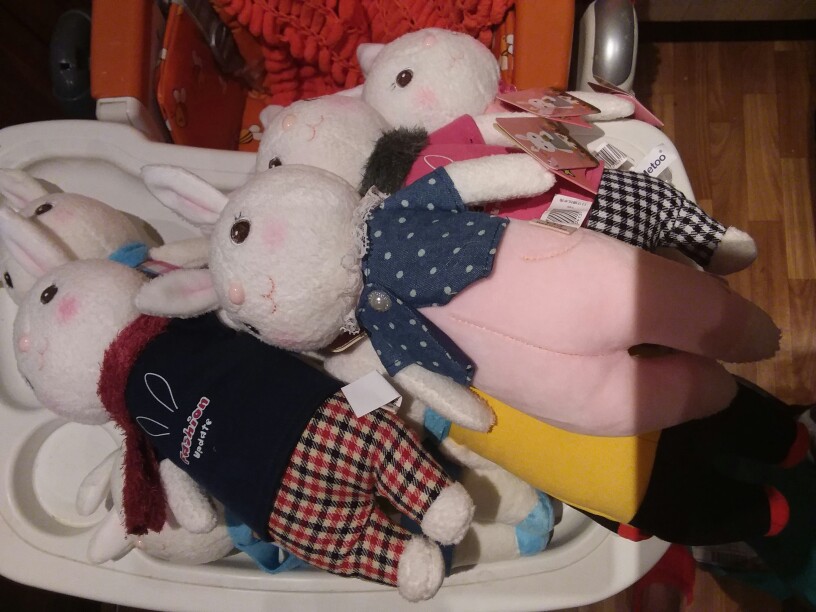 35cm Genuine Metoo Toys Tiramisu Rabbits Super Quality Cute Rabbits Stuffed Animals Prefect Gifts For Girls And Children