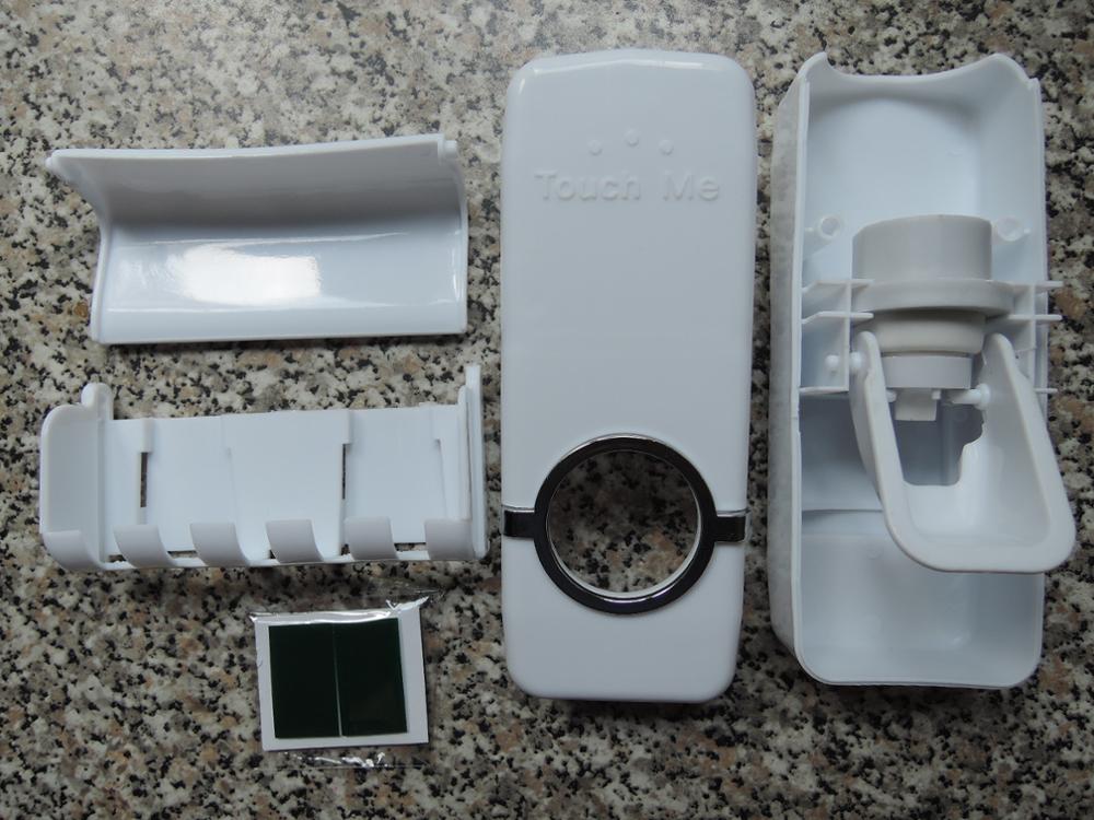 Hot sales Good quality Automatic Toothpaste Dispenser Family Toothbrush Holder set