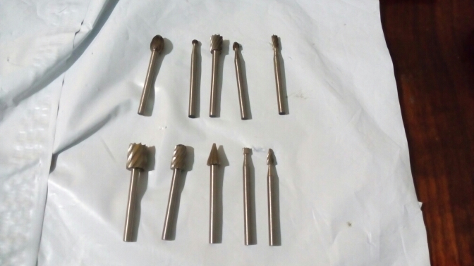10PC Rotary File Electric Grinding Polishing Head Engraving Cutter DIY Wood Tool