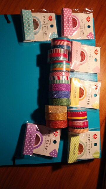 6 pcs/Lot Gold glitter washi tape Bling bling decorative tapes 1.5cm*2.5m School stickers scrapbook Stationery papeleria F923