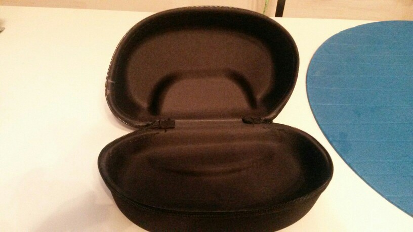 Mesh Zipper Hard Bag Case Box Winter Ski Motocycle Goggle Glasses Protector Glasses Case