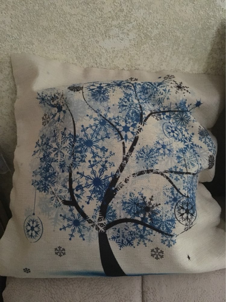 Season Life Tree Cotton Linen Colorful Decorative Pillow Case Chair Square Waist and Seat 45x45cm Pillow Cover Home Textile