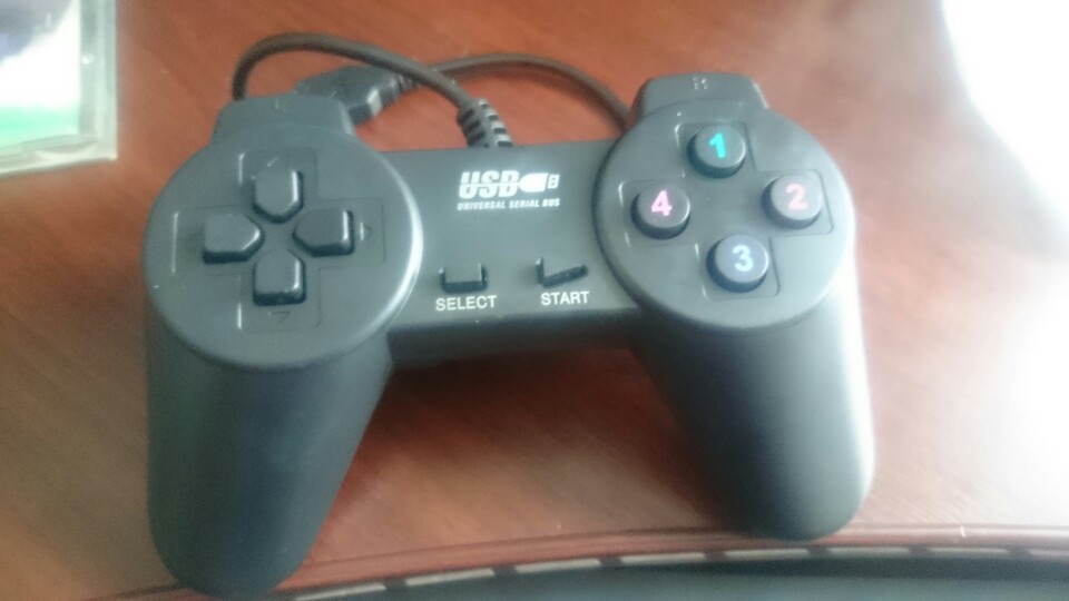 Hot Sale Wired USB 2.0 Game Controller Gamepad Joystick Joypad for PC Laptop Computer for XP/for Vista Black