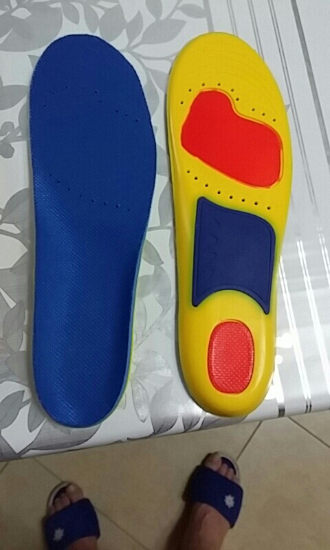 Memory foam insoles shock absorption orthopedic pad for running sporting foot pain relieve insoles for men and women shoe insole