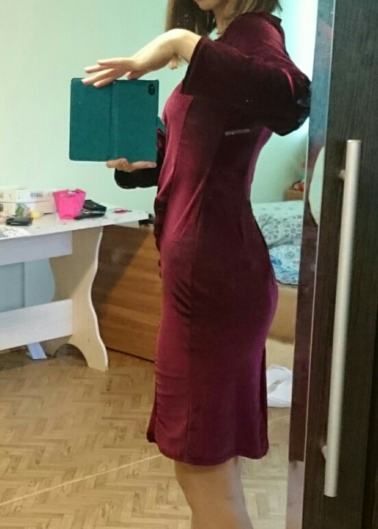 Hot New 2016 Fashion Women Spring Dress Pure Color Soft Casual Gold velvet Dresses Long Sleeve Casual Sexy Line Vestidos S118