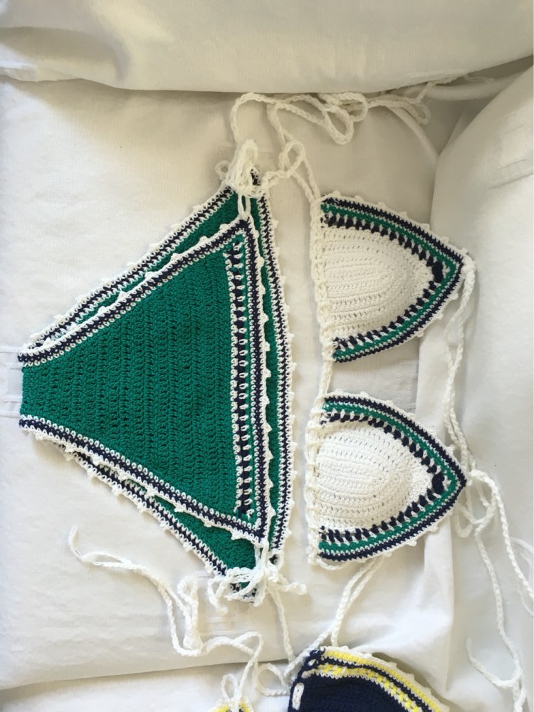 Sexy Handmade Crochet Bikini women crochet Swimsuit Brazilian biquini 2016 Crochet Swimwear Bathing Suit hot sale beach suit