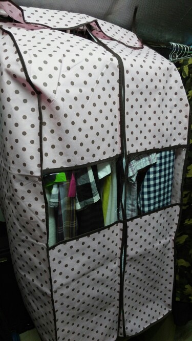 Large Capacity Cloth Hanging Suit Coat Dust Cover Protector Wardrobe Storage Bag